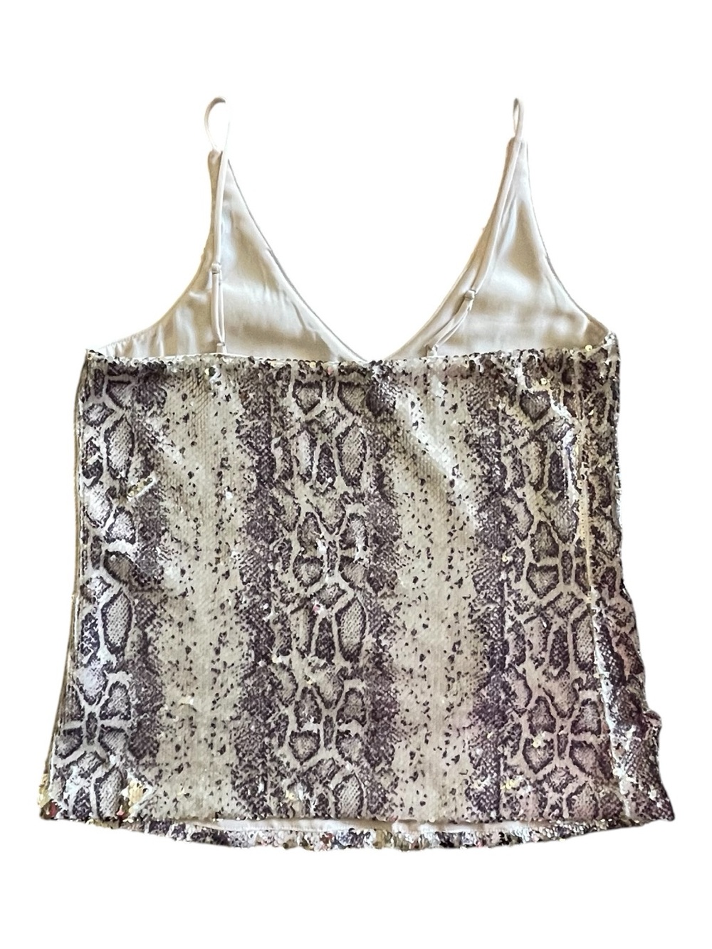 Maven West Sequin Snake Print Camisole Sz S - Picture 10 of 10